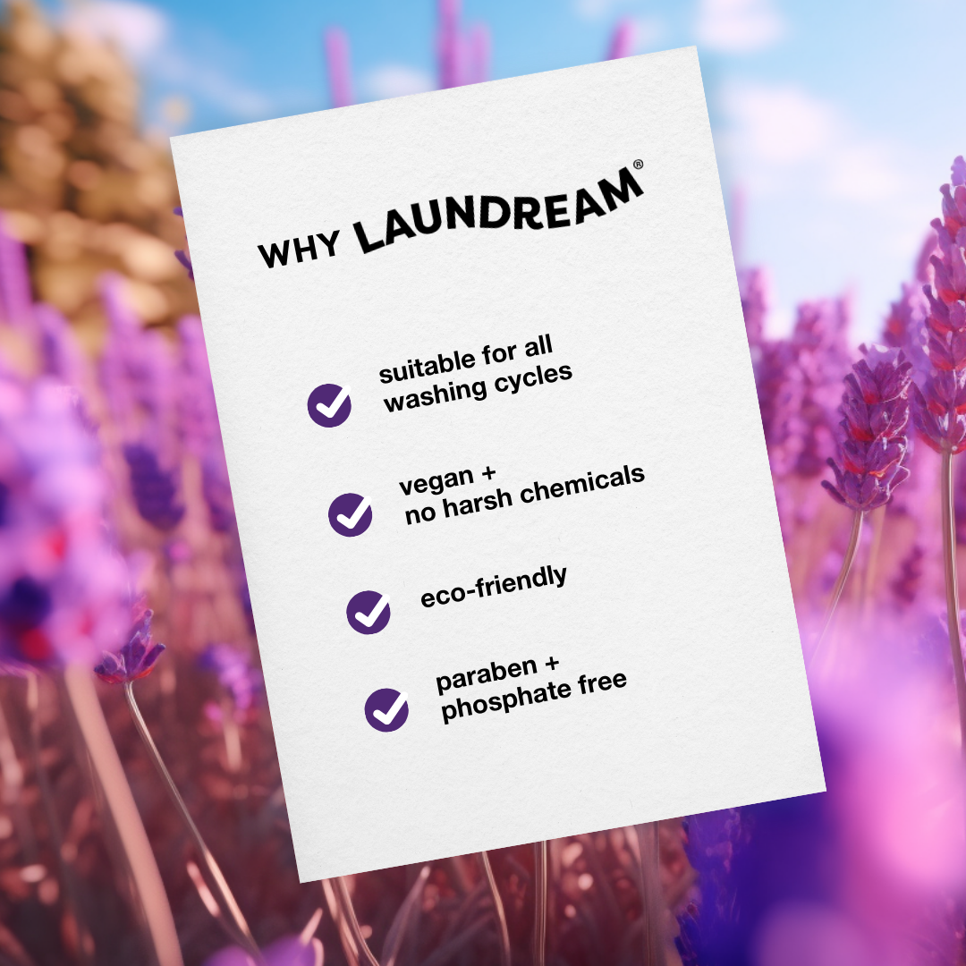 Wild Lavender laundry detergent sheets