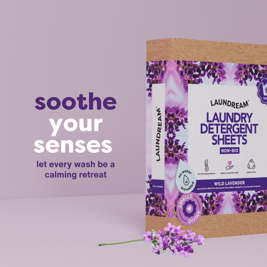 Wild Lavender laundry detergent sheets