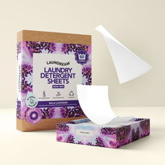 Wild Lavender laundry detergent sheets