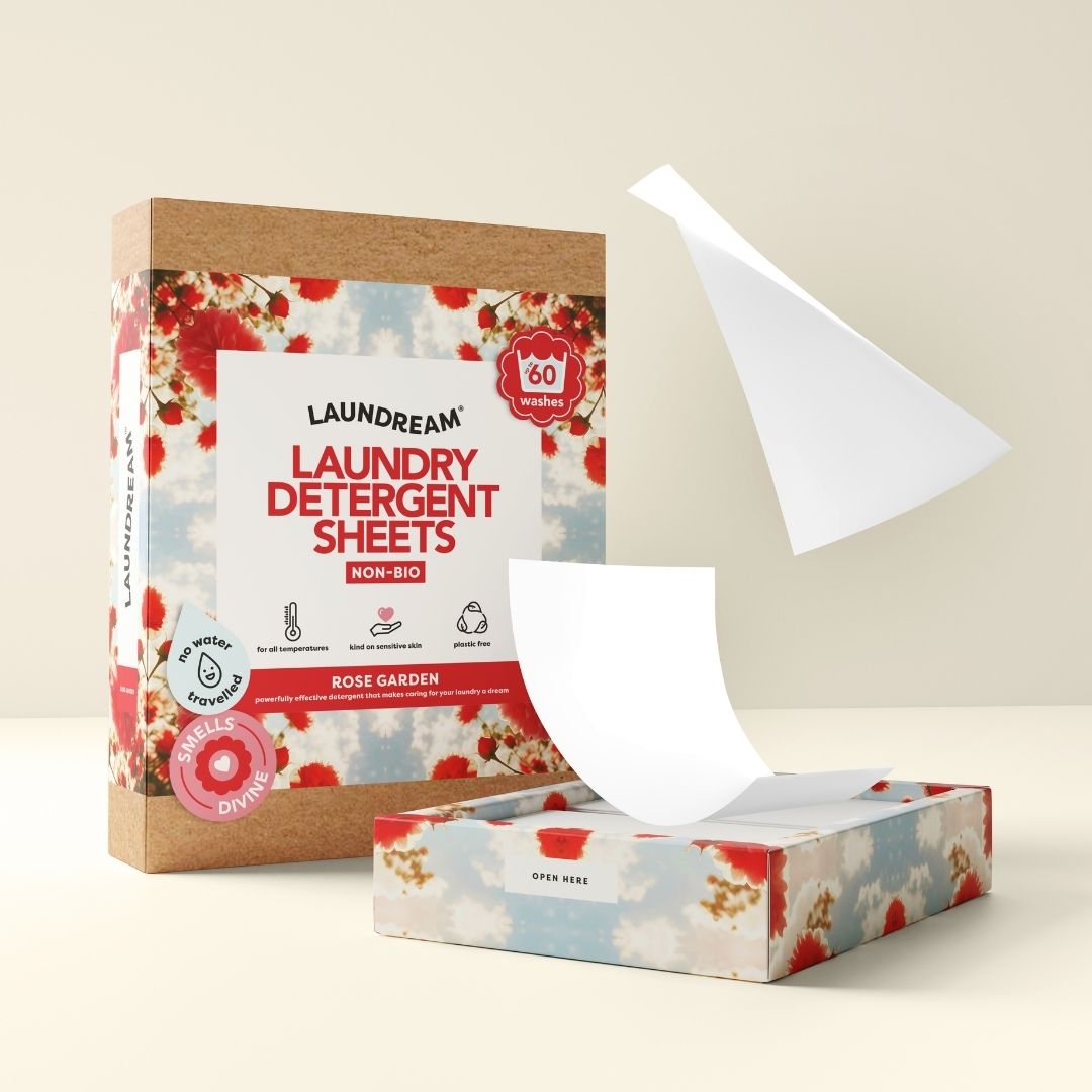 Rose Garden laundry detergent sheets